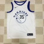 35 Durant Warriors Maillot Blanc